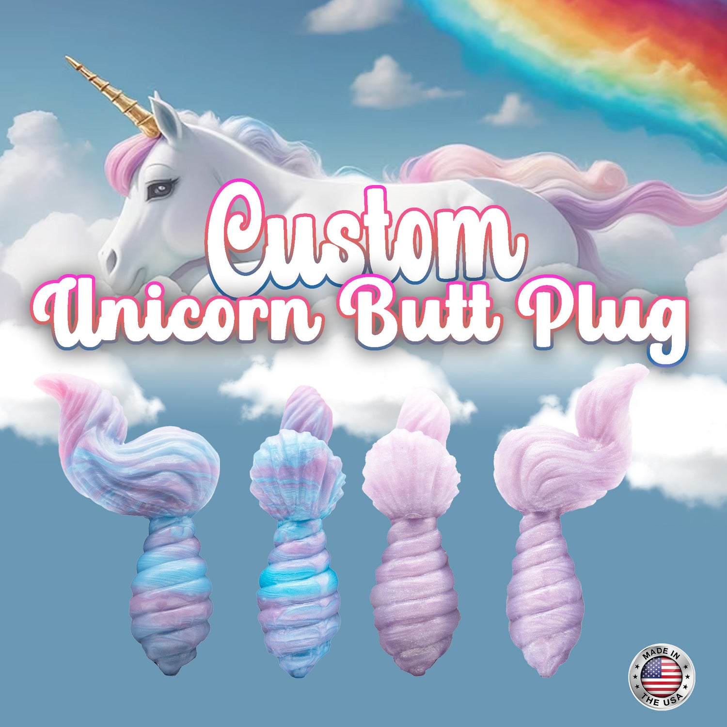Horny the Unicorn Butt Plugs