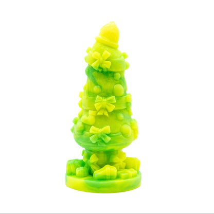 Premade XXX-Mas the Christmas Tree Dildo - Medium - Suction Cup (UV)