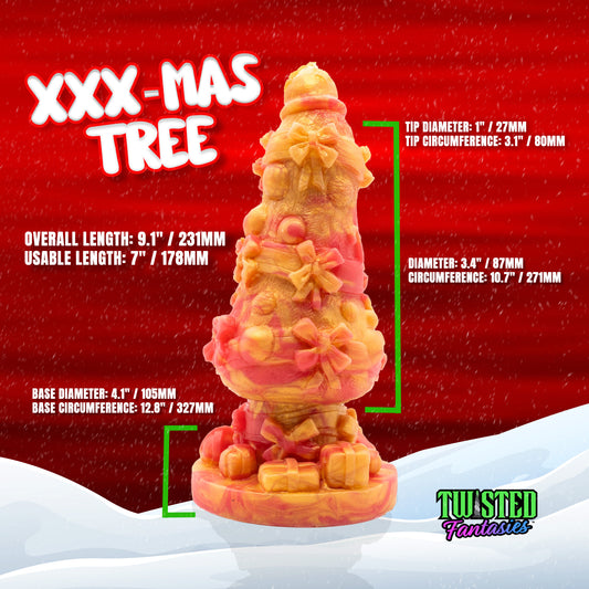 Custom XXX-Mas Tree Holiday Dildo