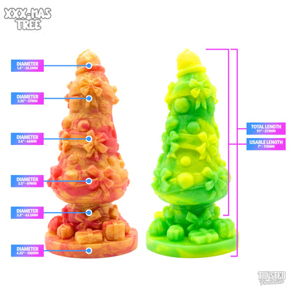 XXX-Mas Christmas Dildo Measurements