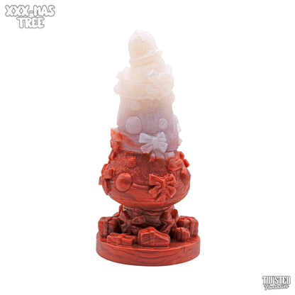XXX-Mas Christmas Dildo white burgundy fade