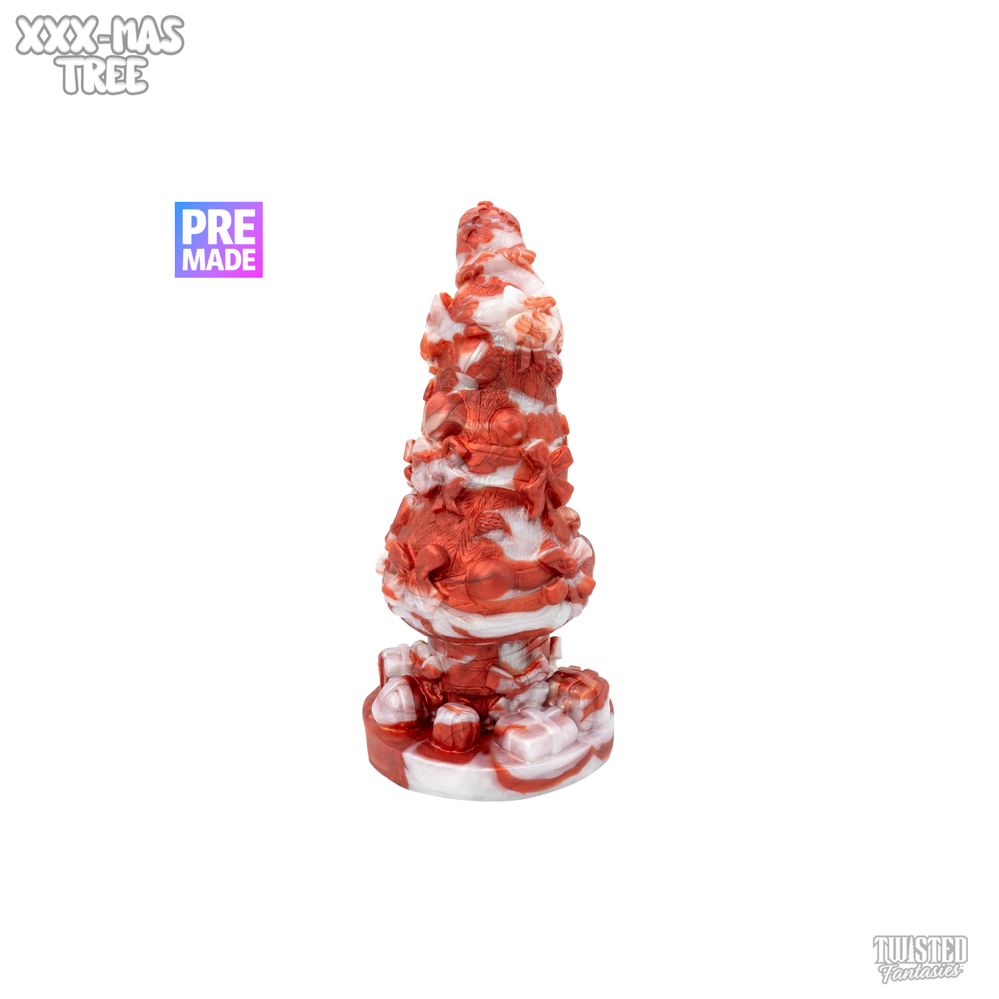 Premade XXX-Mas Tree Holiday Dildo - Medium - Suction Cup