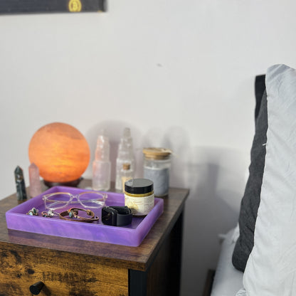 silicone tray bedside organizer