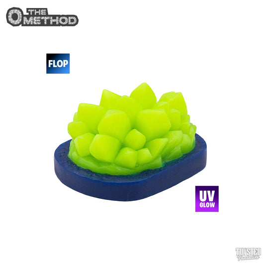 FLOP The O Method Crystal Grinder - Med - Suction Cup (UV)