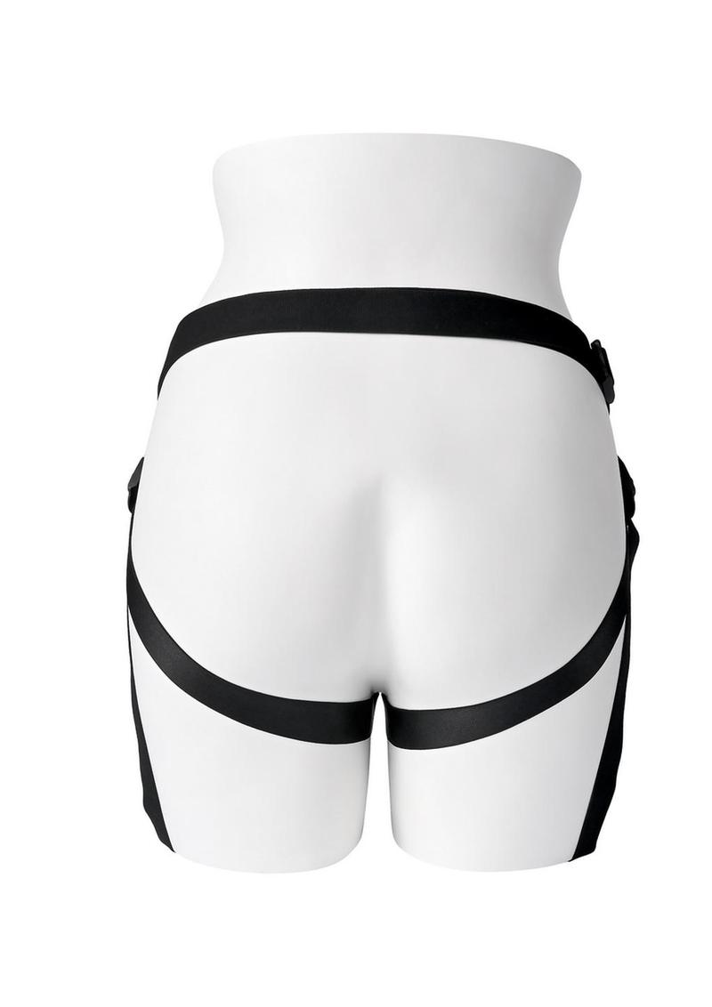 GenderX Pleasure Harness Adjustable Leather Strap-On
