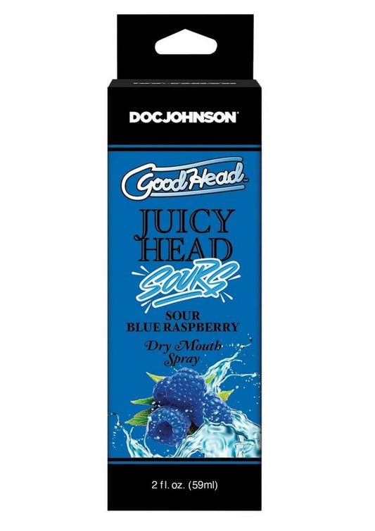 GoodHead Juicy Head Sour Blue Raspberry Dry Mouth Spray