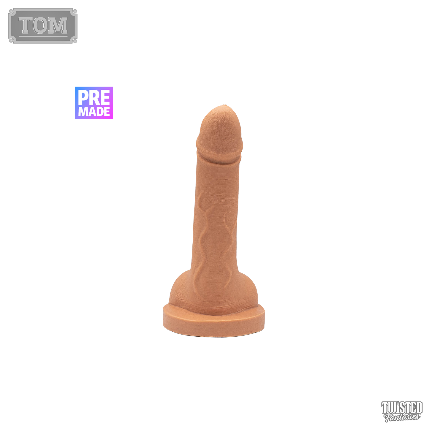 Premade Tom the Realistic Dildo - Med - Suction Cup