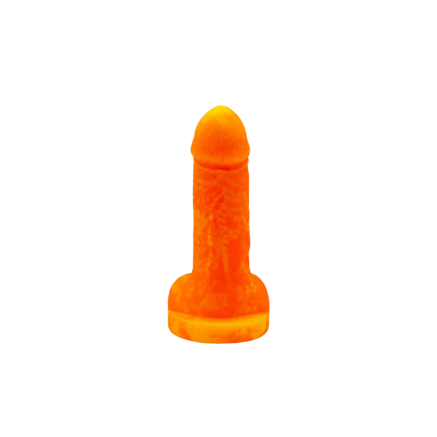 Dick is a realistic dildo. This realistic dildo has 6.25" of usable length, and has a 1.8" thick diameter around its shaft.