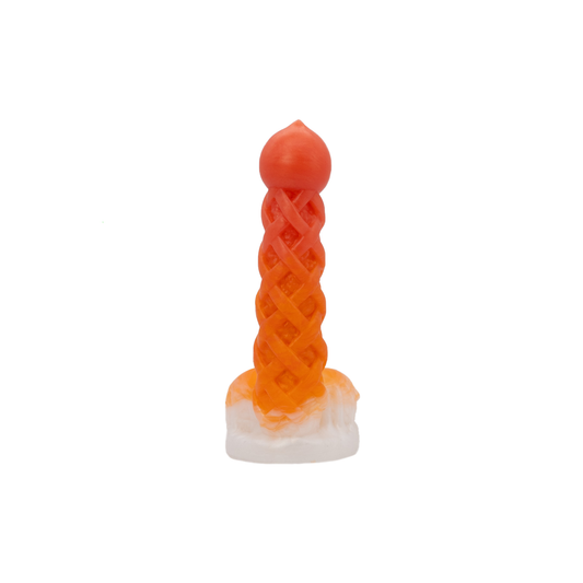 Premade Mini Peach Pie A La Mode Dildo- Medium - Suction Cup