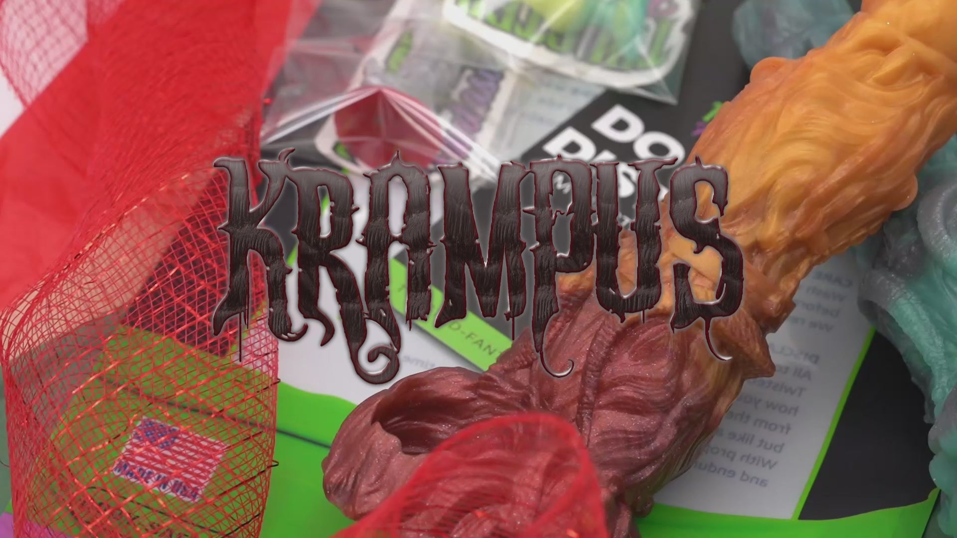 Krampus the Devil Dildo and Penis Sleeve Video