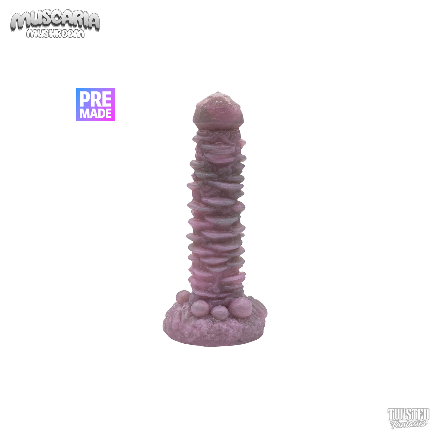 Premade Muscaria the Mushroom Dildo - Medium - Suction Cup