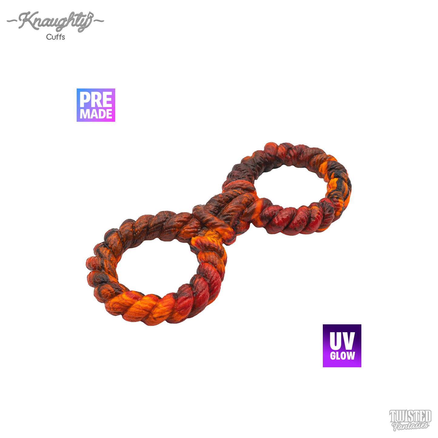 Premade Knaughty Cuffs the BDSM Restraint (UV)