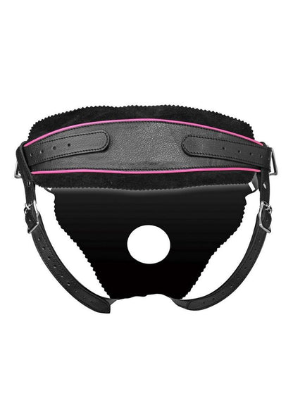 Strap U Flamingo Low Rise Strap-On Adjustable Leather Harness