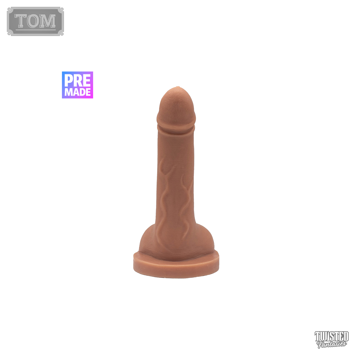 Premade Tom the Realistic Dildo - Med - Suction Cup