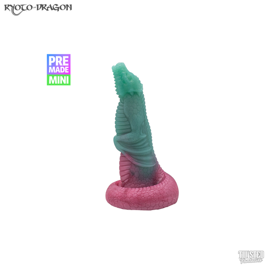 Premade Mini Ryoto the Dragon Dildo - Medium -Suction Cup