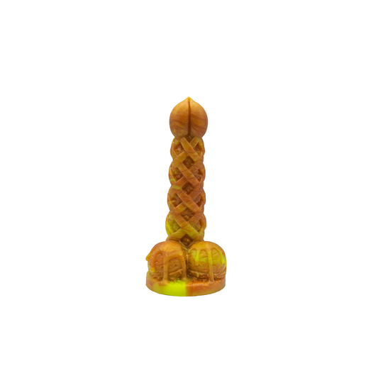 Premade Mini Peach Pie A La Mode Dildo- Medium - Suction Cup