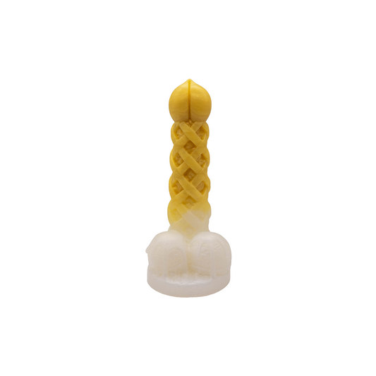 Premade Peach Pie A La Mode Dildo - Firm - Suction Cup