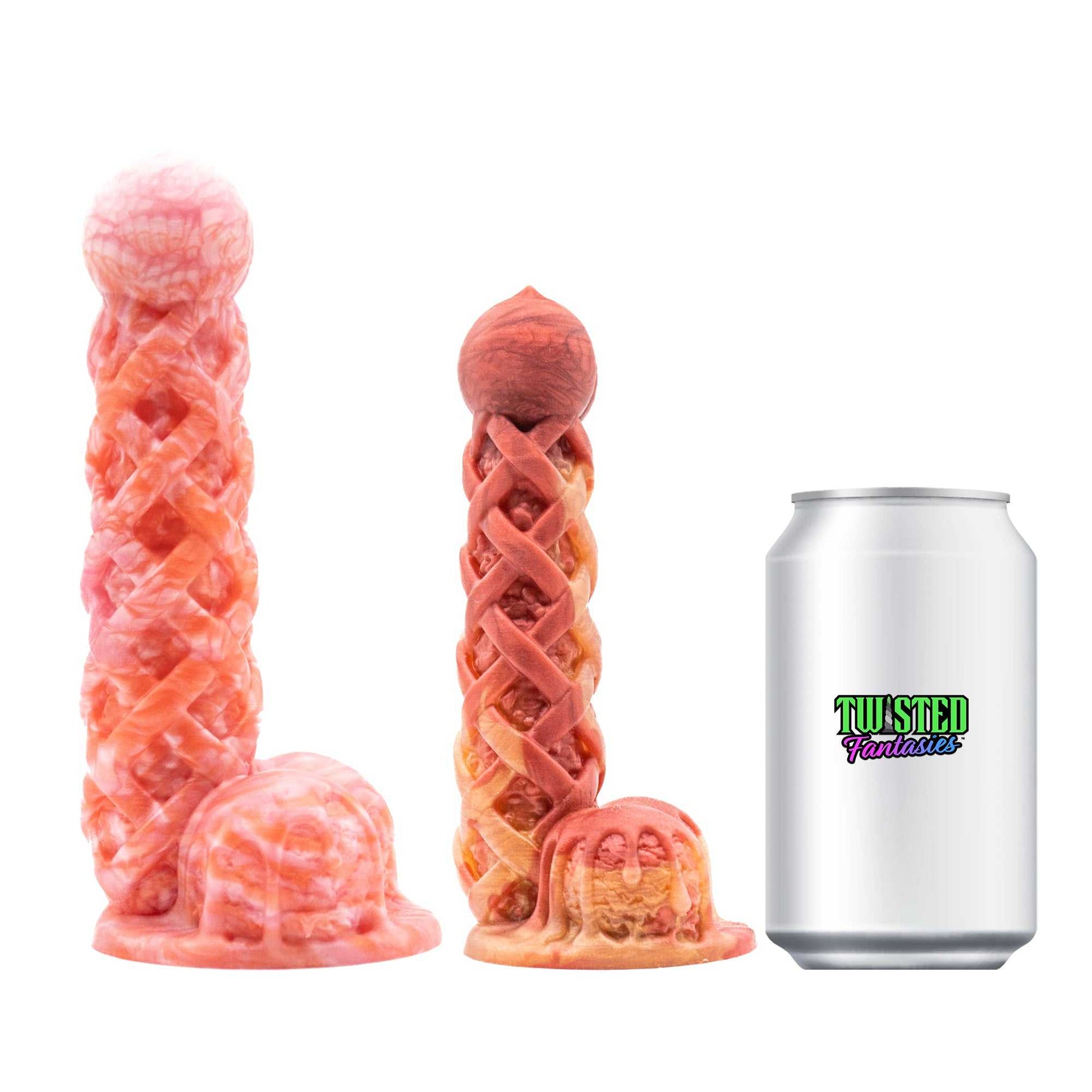 Custom Peach Pie icecream Dildo - size comparison Twisted Fantasies